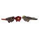 Bird figurines 12 pcs set, real height 2 cm nativity 4-8 cm s5