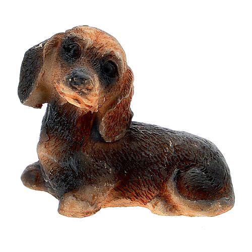 Cão h real 2 cm para bricolagem de presépio com figuras de 8-12 cm de altura 8