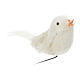 Weiße Vögel mit Nest und Eiern für Krippen von 10 cm s2