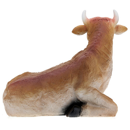 STOCK Boi e burro resina 30 cm para presépio com figuras altura média 85 cm 5