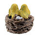Nest with birds for Nativity Scene with 8-10 cm figurines s2