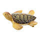 Tartaruga marinha em miniatura 3,5 cm para presépio com figuras altura média 8-10 cm s1