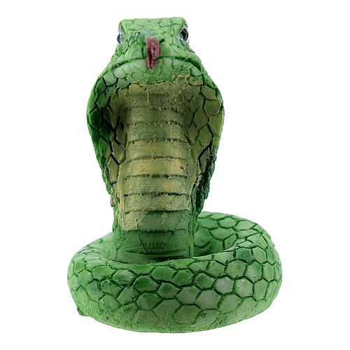 Cobra em miniatura 4 cm para presépio com figuras altura média 10-14 cm 1