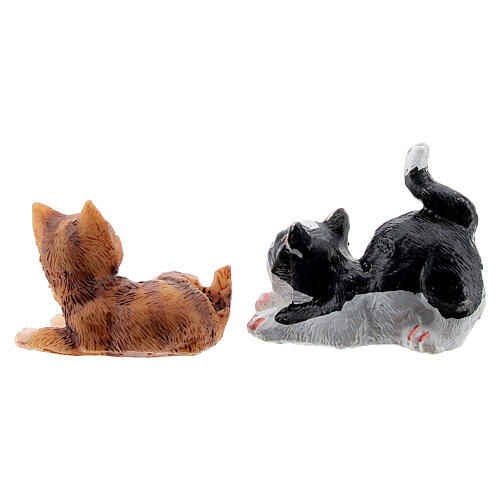 Resin cat 3 cm for Nativity Scene with 12 cm figurines 3