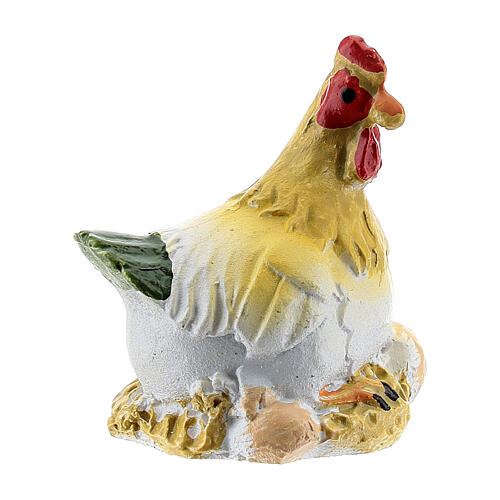 Resin chicken for Nativity Scene with 8-10 cm figurines 1