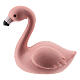 Flamingo cor-de-rosa em miniatura resina 4 cm para presépio com figuras altura média 10-12 cm s1