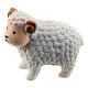 Miniature white lamb for resin nativity 8 cm kids line s1