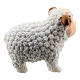 Miniature white lamb for resin nativity 8 cm kids line s2
