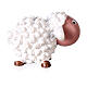 White sheep 4 cm resin for Nativity scene 8 cm children's line s3