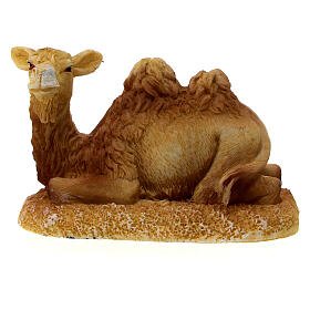 Camelo em miniatura resina 5 cm para presépio com figuras altura média 6 cm