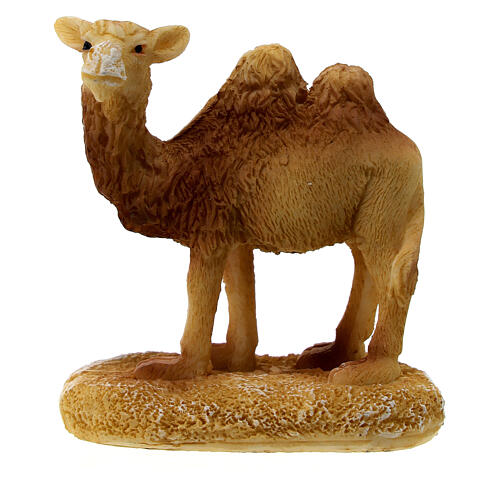 Camelo em miniatura resina 5 cm para presépio com figuras altura média 6 cm 3