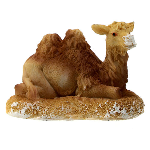 Camelo em miniatura resina 5 cm para presépio com figuras altura média 6 cm 4
