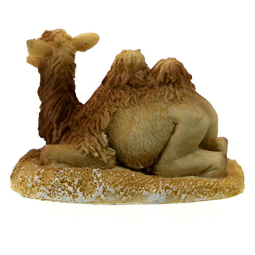 Camelo em miniatura resina 5 cm para presépio com figuras altura média 6 cm 8