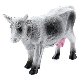 Vaca resina belén miniatura 6-8 cm