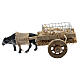 Ox cart with lambs DIY Nativity scene 6-8 cm s3