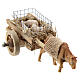 Ox cart with lambs DIY Nativity scene 6-8 cm s4
