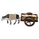 Ox cart with lambs for DIY nativity 6-8 cm s2