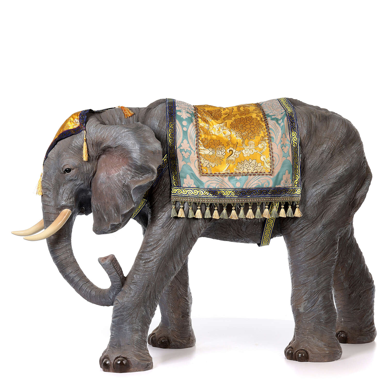 elephant gatling resin statue