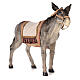 Donkey with saddle in resin for Nativity scene 100 cm s3