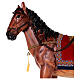Pferd mit Sattel aus Harz für Krippe, 100 cm s2