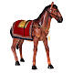 Pferd mit Sattel aus Harz für Krippe, 100 cm s4