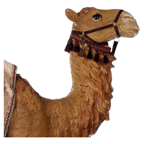 Camel with saddle resin for Nativity scene 100 cm 2