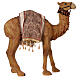 Camel with saddle resin for Nativity scene 100 cm s1