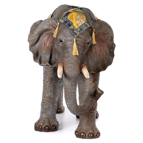 Elefant aus Harz für Krippe, 80 cm 7