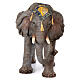 Elefant aus Harz für Krippe, 80 cm s7