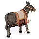 Donkey with saddle in resin for a 60cm Nativity s7