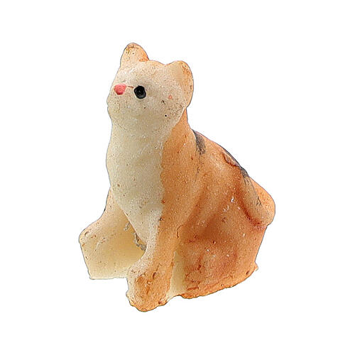 Gato resina para presépio com figuras de altura média 8-10 cm; modelos surtidos 2