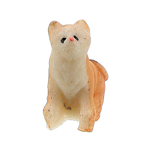 Gato resina para presépio com figuras de altura média 8-10 cm; modelos surtidos 4
