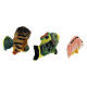 Fish nativity figurines for 8-10-12 cm resin assorted models s4