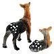 Fawn for 8-10 cm nativity in resin, assorted models s4