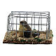 Cage with bird for Nativity scenes from 8 to 12 cm high s1