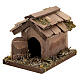Wood doghouse 10x5x10 cm for Nativity Scene with 12 cm characters s2