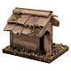 Wood doghouse 10x5x10 cm for Nativity Scene with 12 cm characters s3