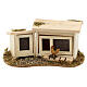 Miniature chicken coop with hen for 12 cm nativity 5x15x10 cm s1