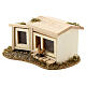 Miniature chicken coop with hen for 12 cm nativity 5x15x10 cm s2