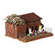 Henhouse with chickens 10x15x10 cm for Nativity Scene with 10-12 cm characters s3