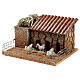 Duck house figurine animated for 10-12 cm nativity 10x15x10 cm s2