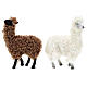 Alpacas, set of 2, for Nativity Scene with 12 cm characters s1