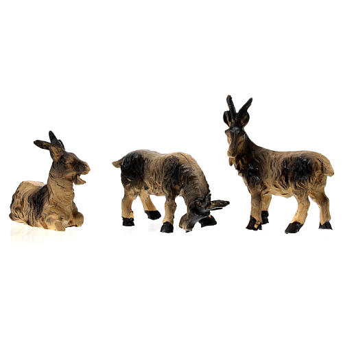 Set of 6 goats, resin, for Nativity Scene with 10-12 cm characters 5