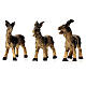 Set of 6 goats, resin, for Nativity Scene with 10-12 cm characters s4