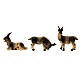 Set 6 chèvres résine crèche 10-12 cm s3
