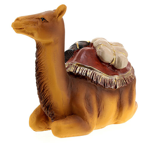 Camel lying down, h 8 cm, for Nativity Scene with 10 cm characters 2
