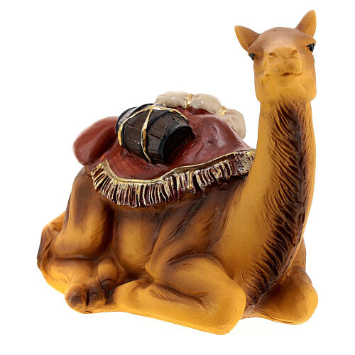 Camel lying down, h 8 cm, for Nativity Scene with 10 cm characters 3