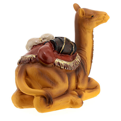 Camel lying down, h 8 cm, for Nativity Scene with 10 cm characters 5