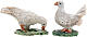 Conjunto 3 pombos para presépio com figuras de 10 cm s3