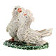Pigeon figurine set 3 pcs for 10 cm nativity scene s4